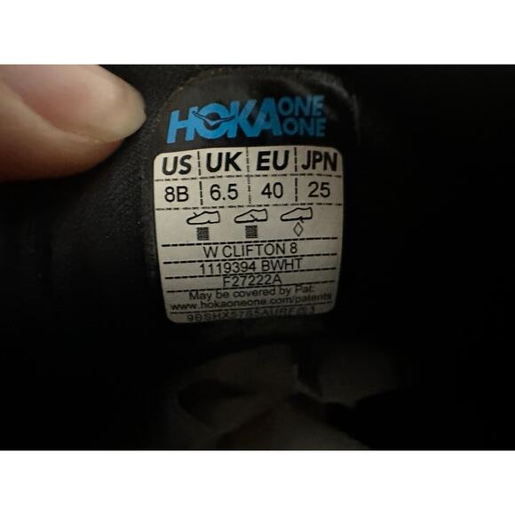 Hoka Clifton 8 Running Shoe Women 8 Walking Comfort Daily Streetwear Neutral - Picture 3 of 12